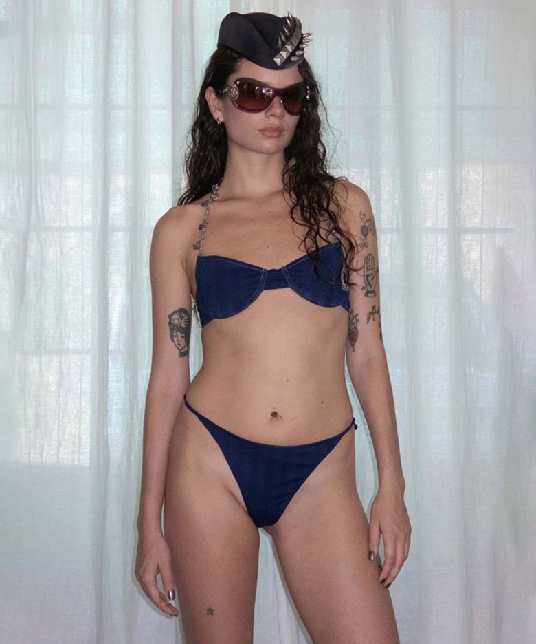 Marine Bikini Navy