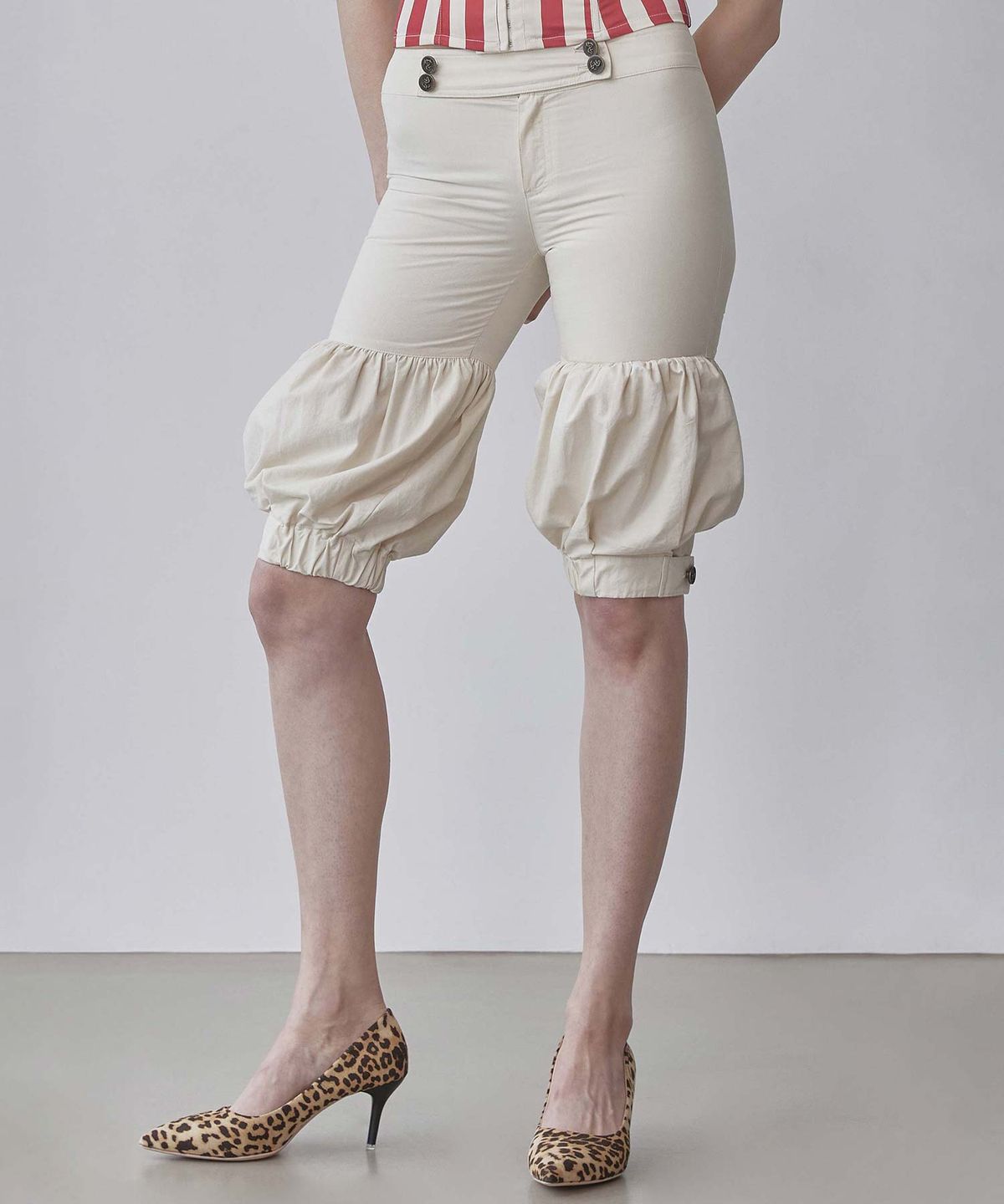 스컬프터(SCULPTOR) Balloon Capri Pants Raw