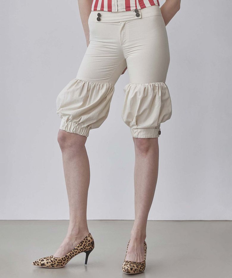 Balloon Capri Pants Raw