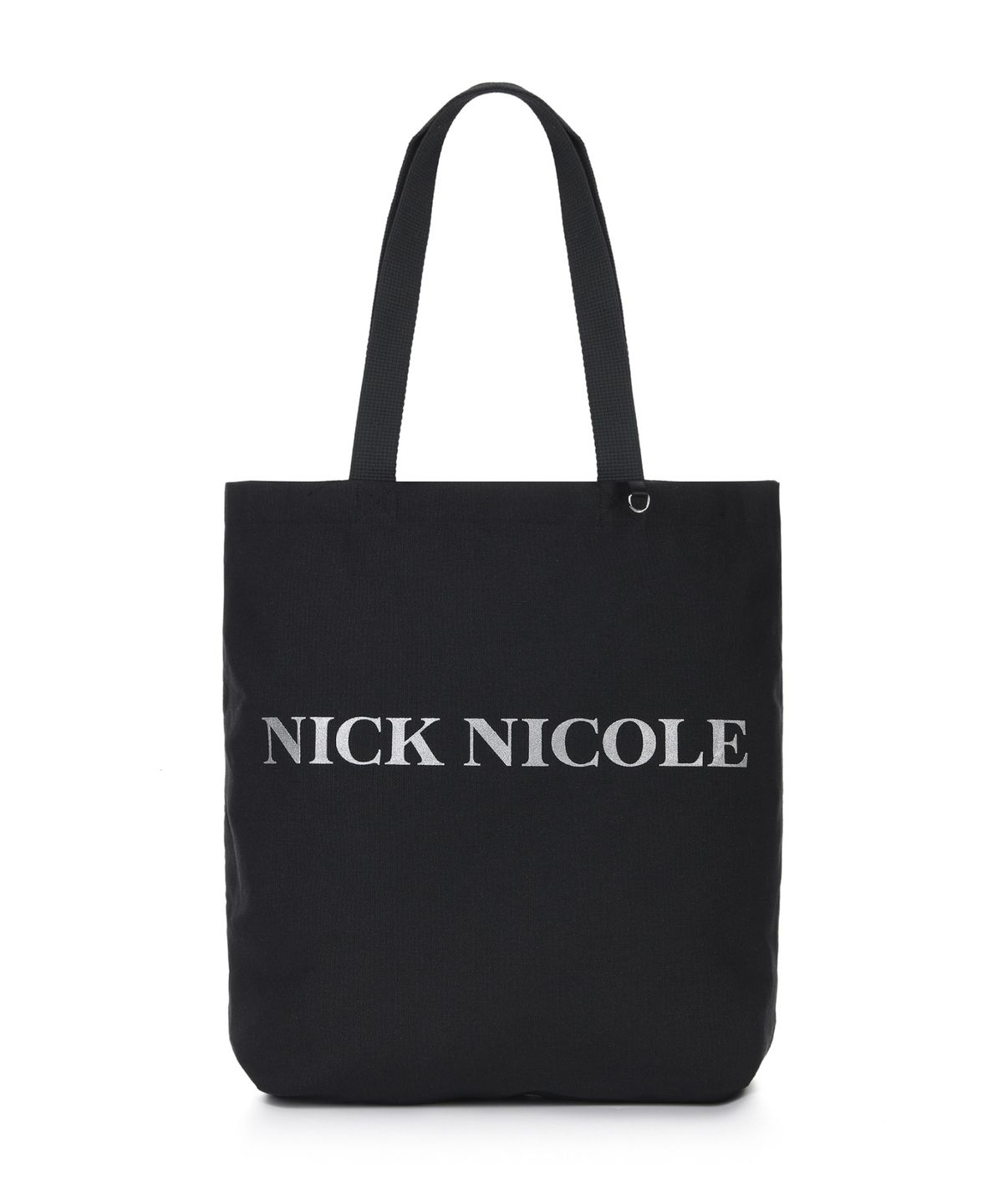닉앤니콜(NICK&NICOLE) NICOLE RING CANVAS ECOBAG_BLACK