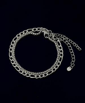 남성 패션 스테인레스 스틸 체인 팔찌 세트 MFJBM30