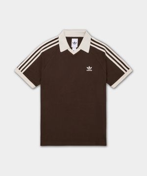 와플 반팔 폴로 셔츠 - 다크브라운 / KB5462