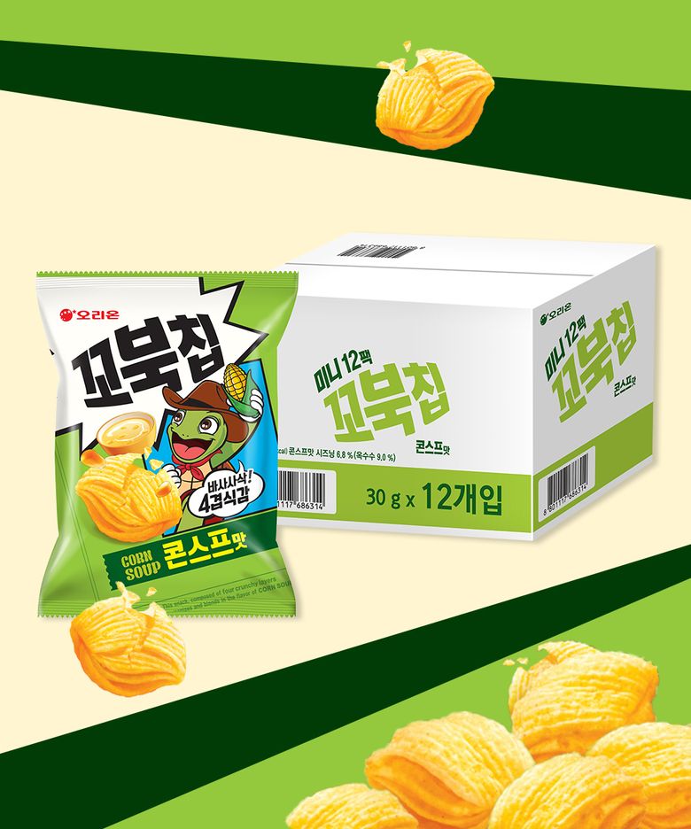 오리온 꼬북칩 콘스프 미니(30g) X 12개