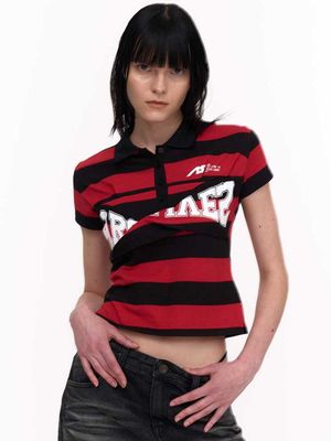 ITALIA POLO (RED+BLACK)