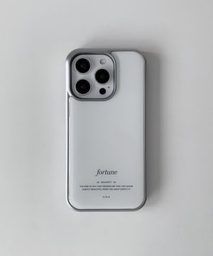 [아이폰17][+맥세이프][+갤럭시S26]pure 에폭시 실버 범퍼 케이스