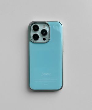 [아이폰17][+맥세이프][+갤럭시S26]pool 에폭시 실버 범퍼 케이스