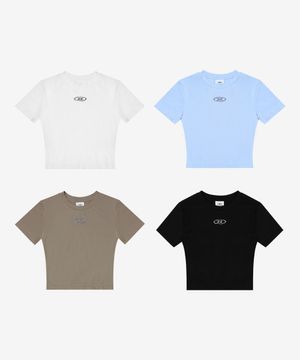 SILVER B MODAL CROP T-SHIRTS [4COL]