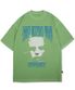 DTG 뿌리깊은 나무 피그먼트 오버핏 반팔티셔츠 그린