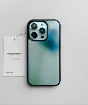 [아이폰17][+맥세이프][+갤럭시S26]Peony 에폭시 블랙 범퍼 케이스