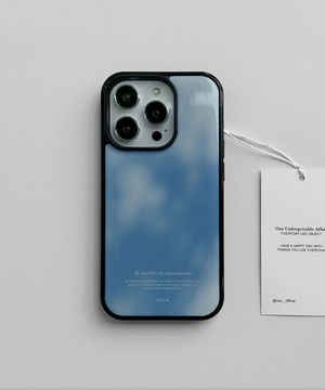 [아이폰17출시][+맥세이프][+갤럭시S26]Silhouette 에폭시 블랙 범퍼 케이스