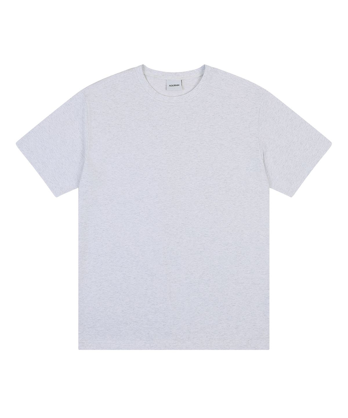 에이던엠(ADERNM) ESSENTIAL CREW NECK T-SHIRTS (LIGHT GRAY)