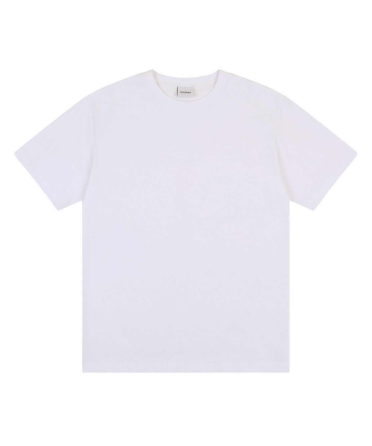 에이던엠(ADERNM) ESSENTIAL CREW NECK T-SHIRTS (WHITE)