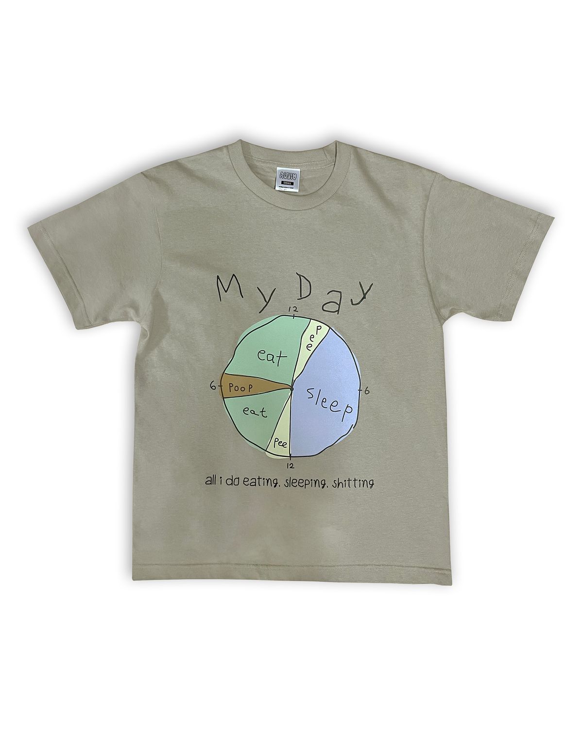 무비그아카이브(MUBIG.ARCHIVE) My Day Tee (Sand Grey)