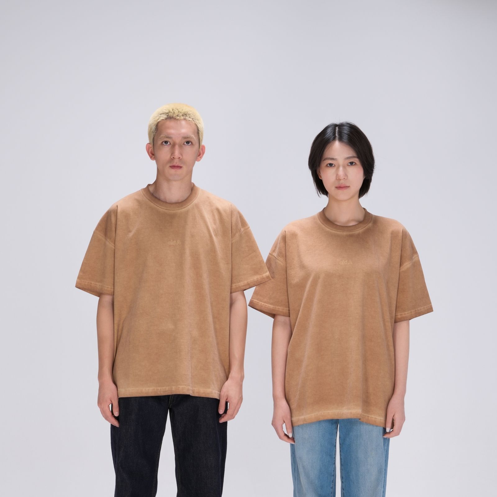 あおい 小さいサイズ】杢調タフタステンカラーダウンコート(ダウン