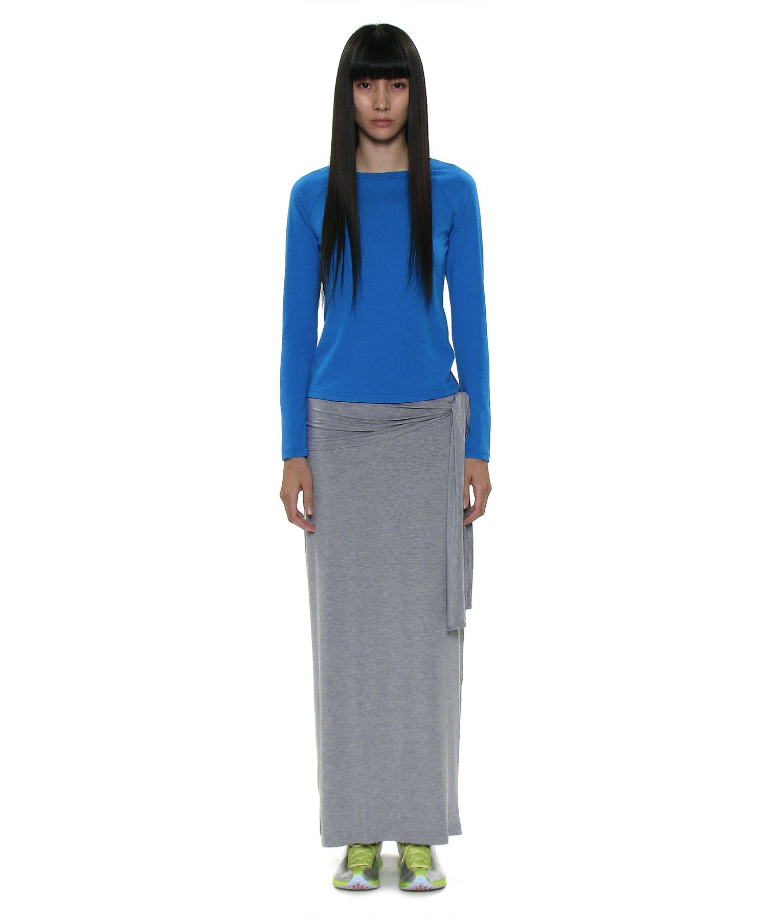 美品⭐︎eaphi high-waist belt jumper skirt eaphi high waist belt jumper skirt
