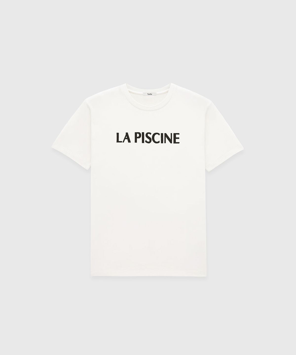 타일레(TAILLE) LA PISCINE 60S T-SHIRT WHITE