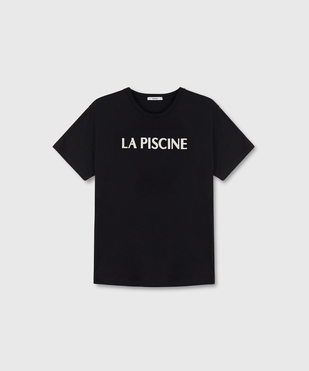 타일레(TAILLE) LA PISCINE 60S T-SHIRT BLACK
