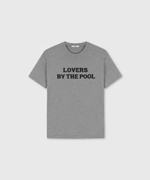 LOVERS BY THE POOL 60S T-SHIRT JET GREY