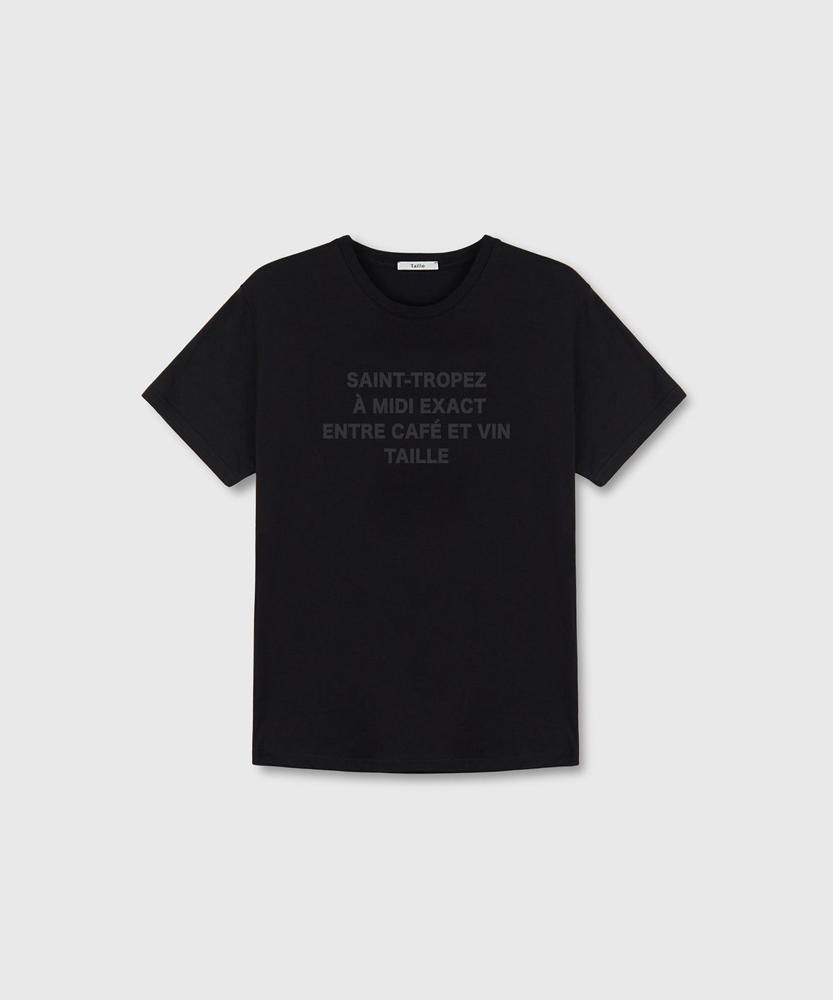 타일레(TAILLE) SAINT-TROPEZ 60S T-SHIRT BLACK