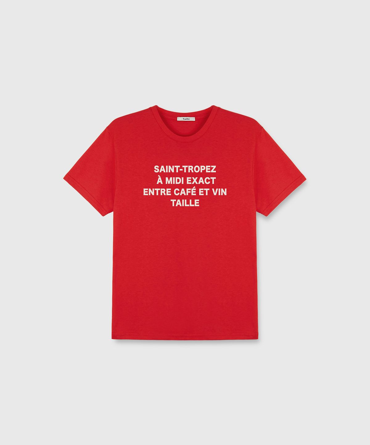 타일레(TAILLE) SAINT-TROPEZ 60S T-SHIRT RED