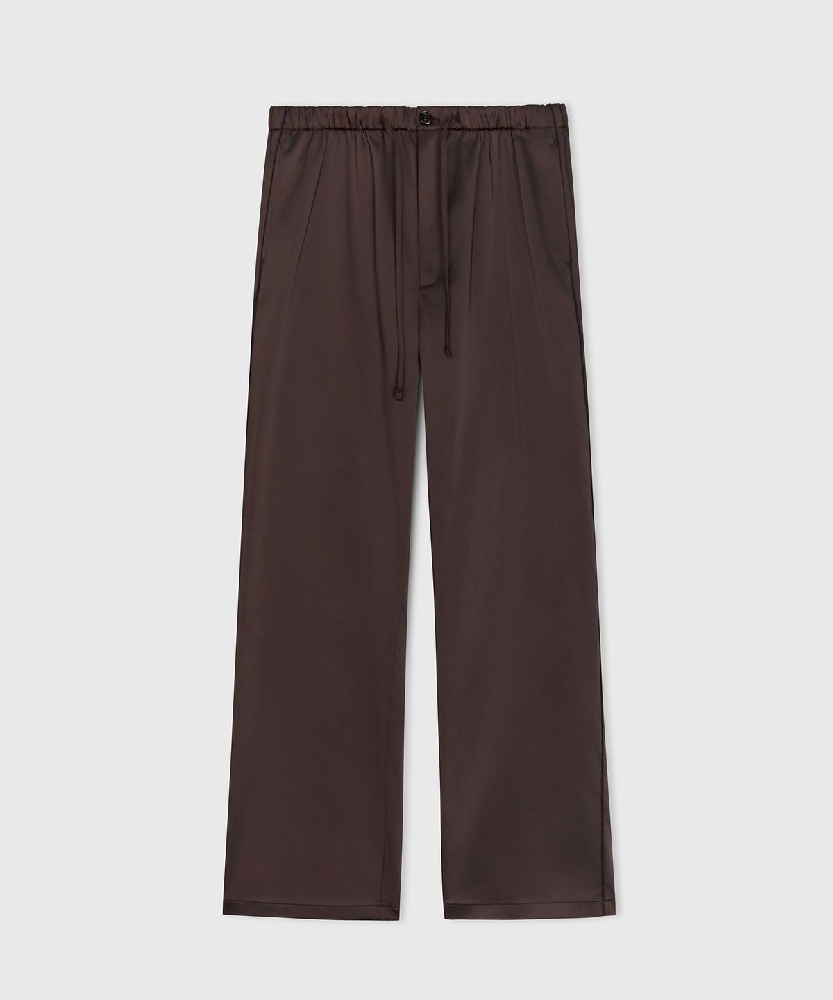 타일레(TAILLE) BAIA SATIN TERRAZZA PANTS OAK BROWN