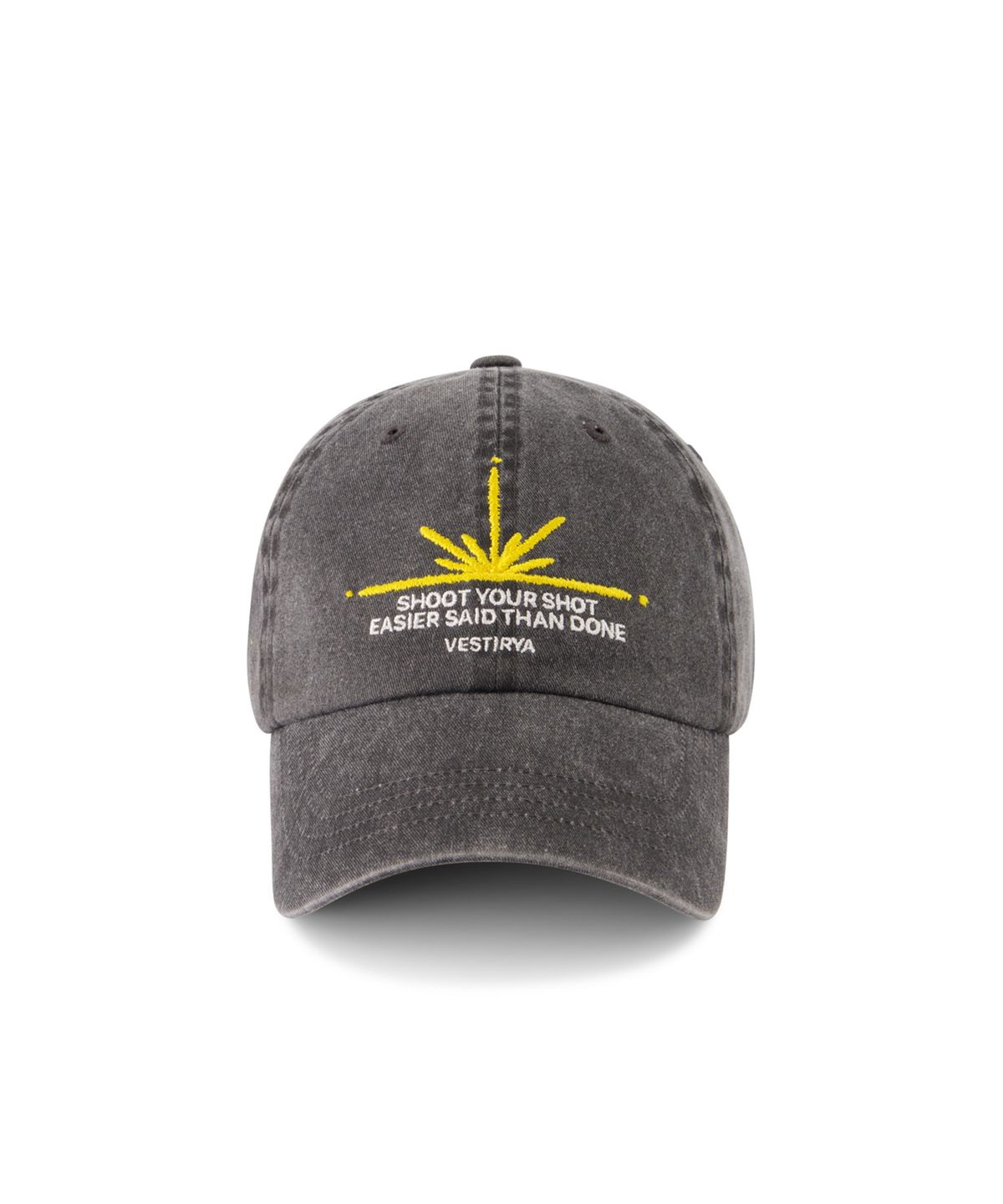 베스티리아(VESTIRYA) Solar Grahpic Ball Cap Charcoal