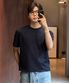 에센셜 크롭 티셔츠 [네이비]