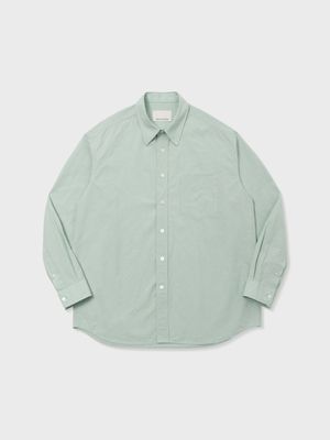 COTTON CATCH WASHER COMFORT SHIRT (MINT GREEN)