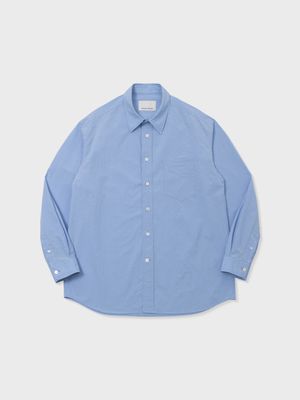 COTTON CATCH WASHER COMFORT SHIRT (SAX BLUE)
