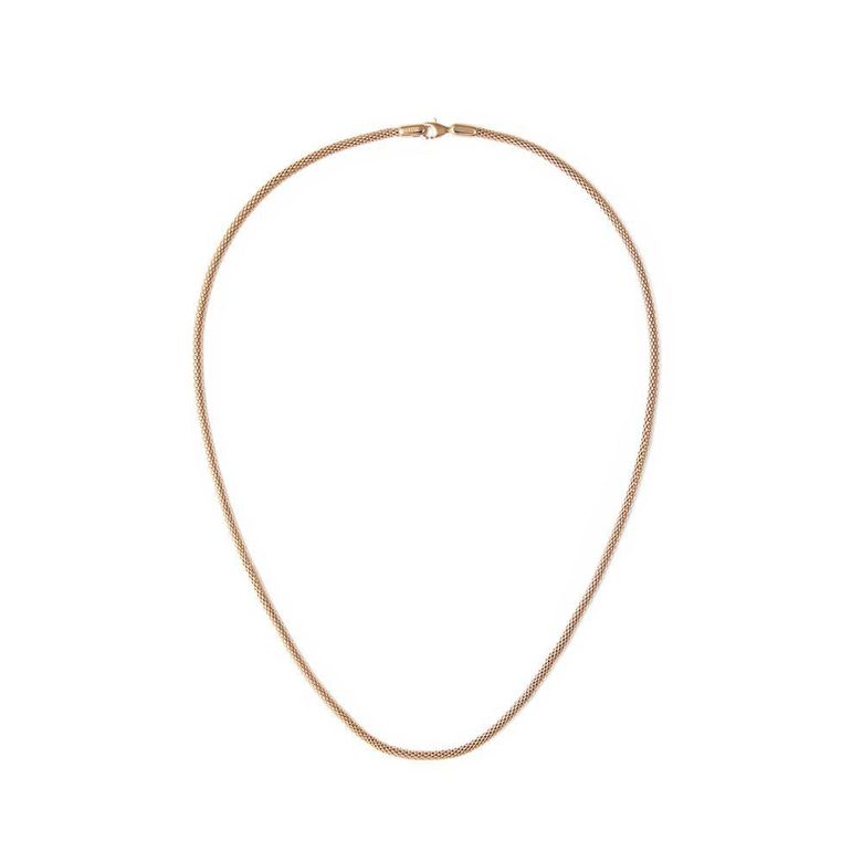 TIDE MESH NECKLACE 2.8 남성 민자 메시 심플 체인목걸이