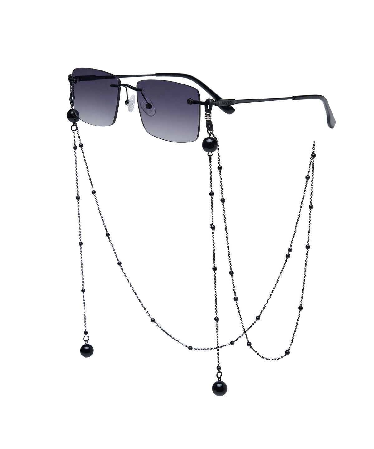 레씨토(LECYTO) Pearl Glasses Chain_[Black]