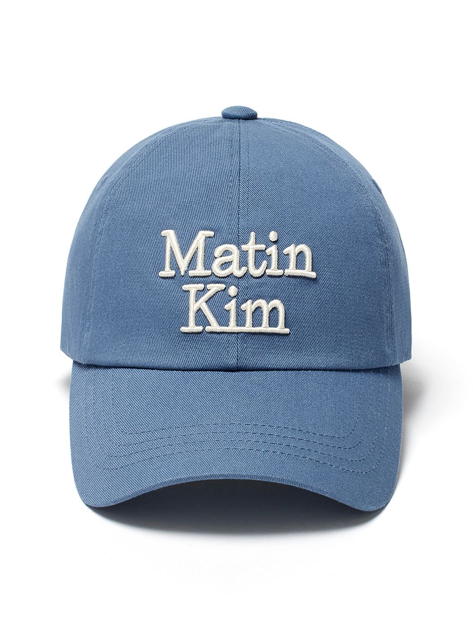 MUSINSA | MATIN KIM MATIN VOLUME LOGO BALL CAP IN SMOKE BLUE