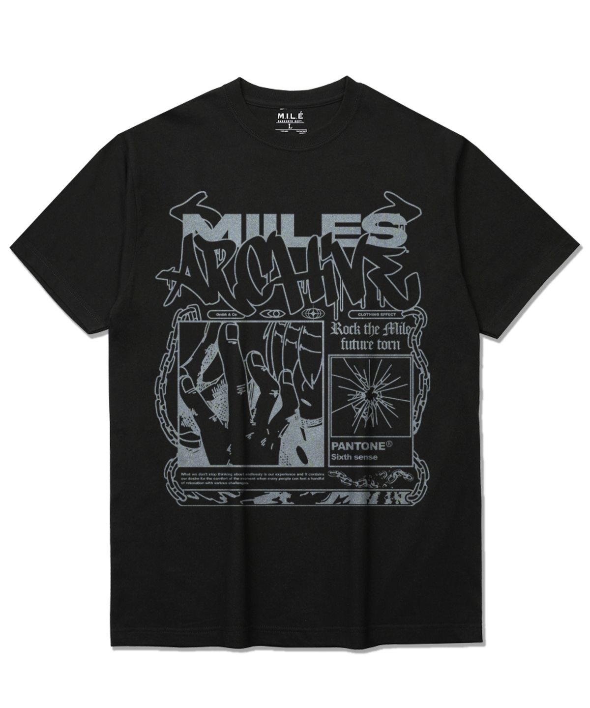 더마일(THEMILE) MILE ARCHIVE CREW [BLACK]
