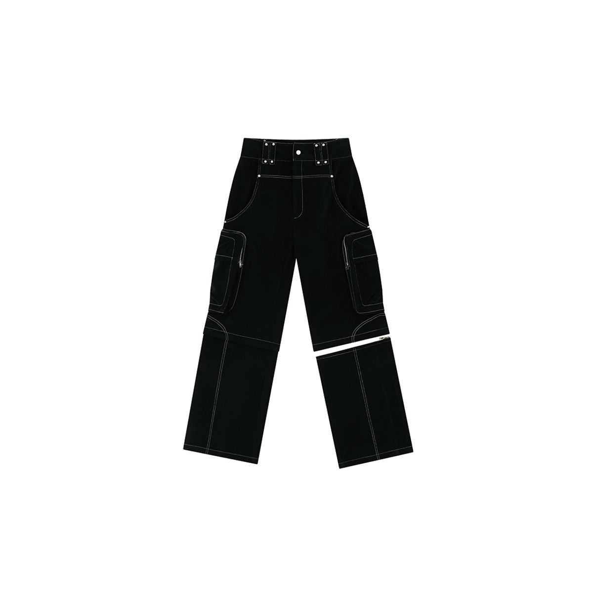 카시코(KASHIKO) Detachable Cargo Pants Black