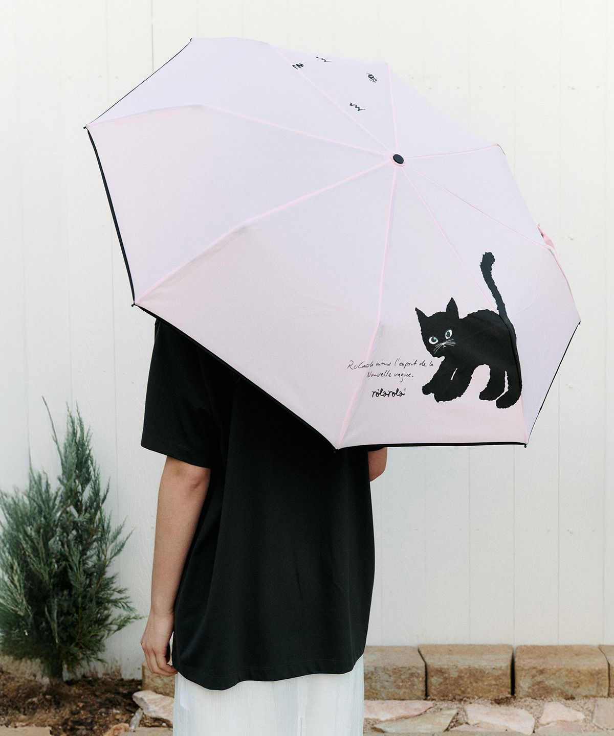 로라로라(ROLAROLA) ROLA CAT FRIENDS UMBRELLA PINK