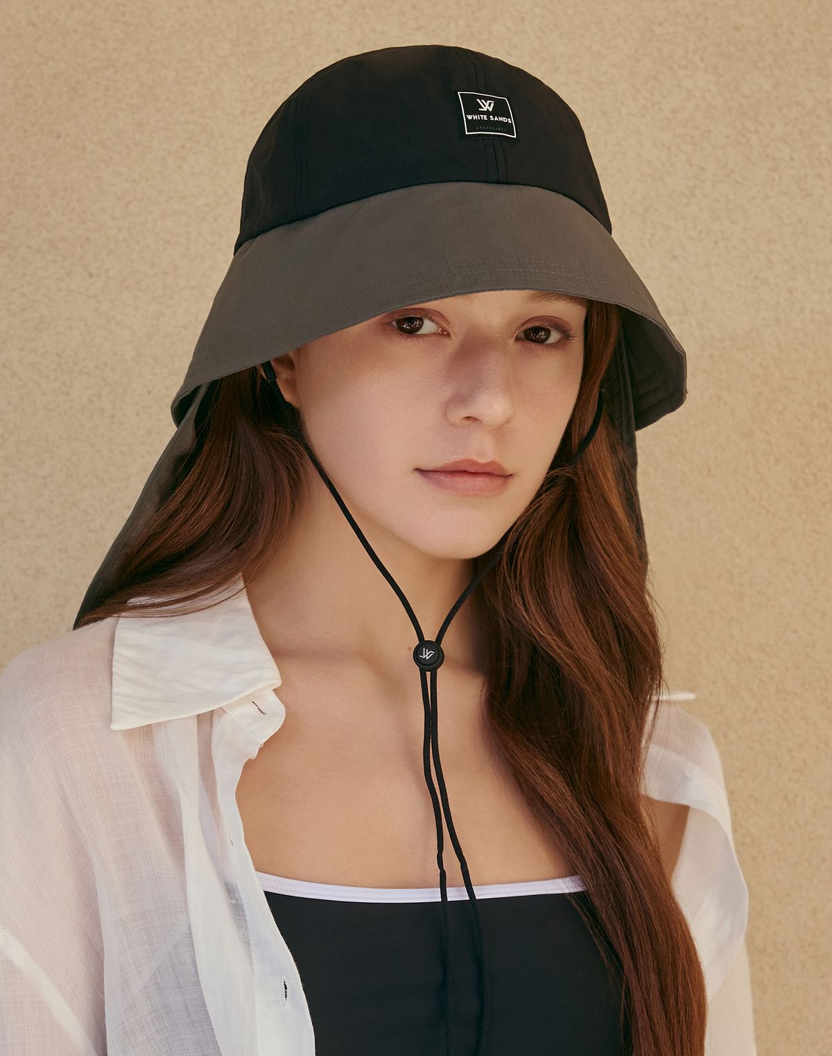 화이트샌즈(WHITE SANDS) 그린라벨 워터프루프 UV 차양막 투톤 버킷햇 도랜즈 (4 colors)