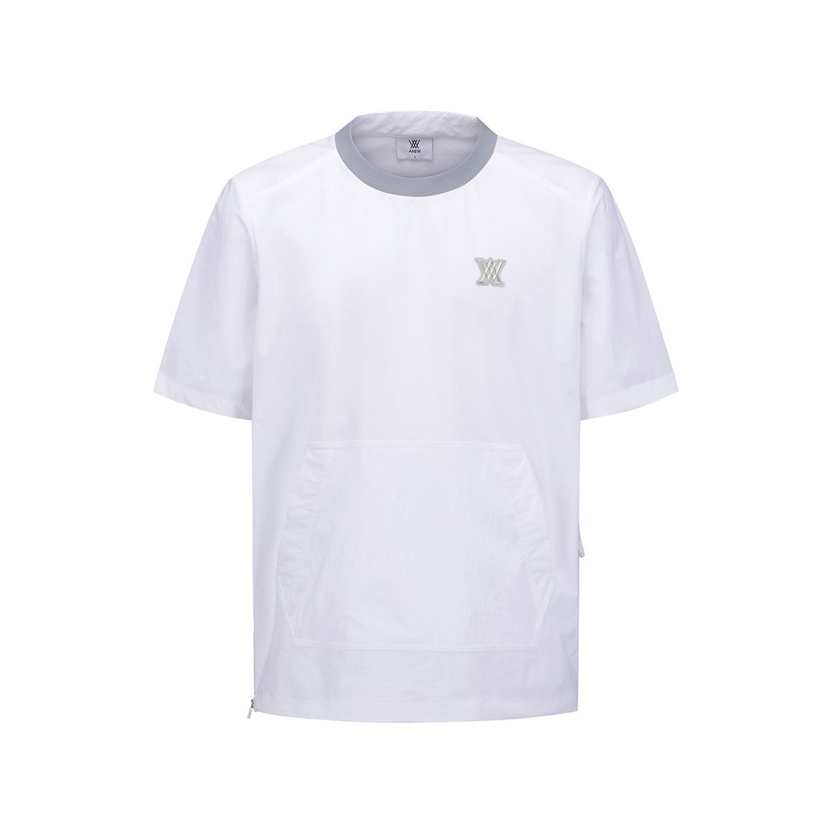 어뉴골프(ANEW GOLF) MEN SM AIR FAN SHORT SLEEVE ANORAK JACKET_WH