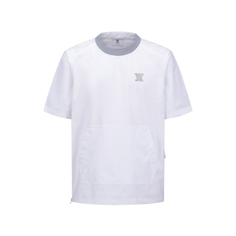 MEN SM AIR FAN SHORT SLEEVE ANORAK JACKET_WH