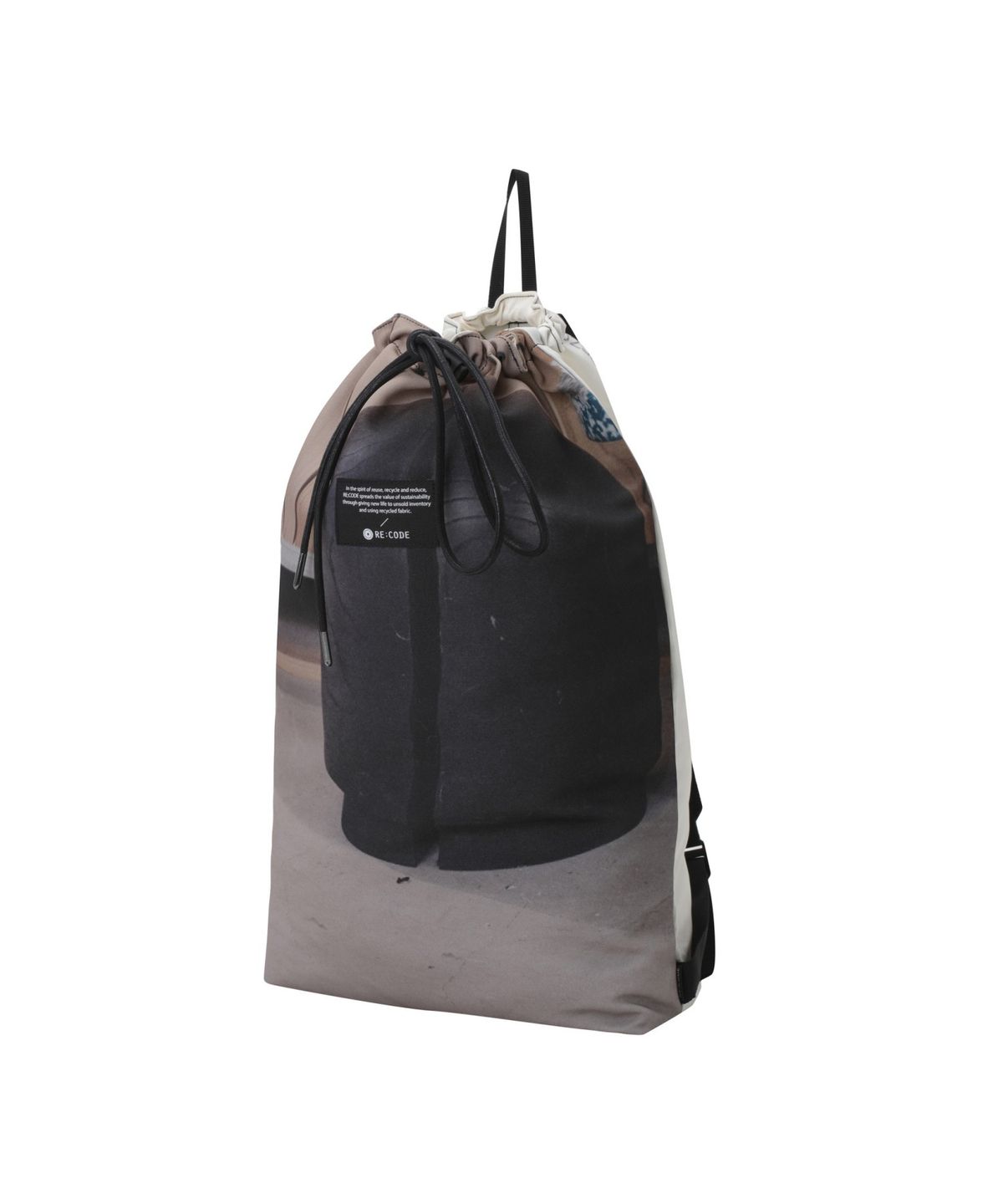 래코드(RECODE) Fluid Printing Airbag Backpack_RYBAM24811IVX