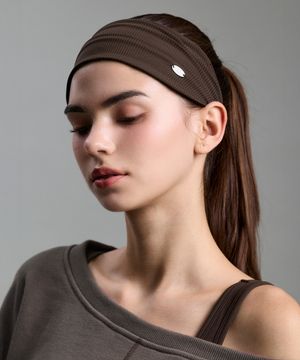 엘플렉스 RIB 셔링 헤어밴드