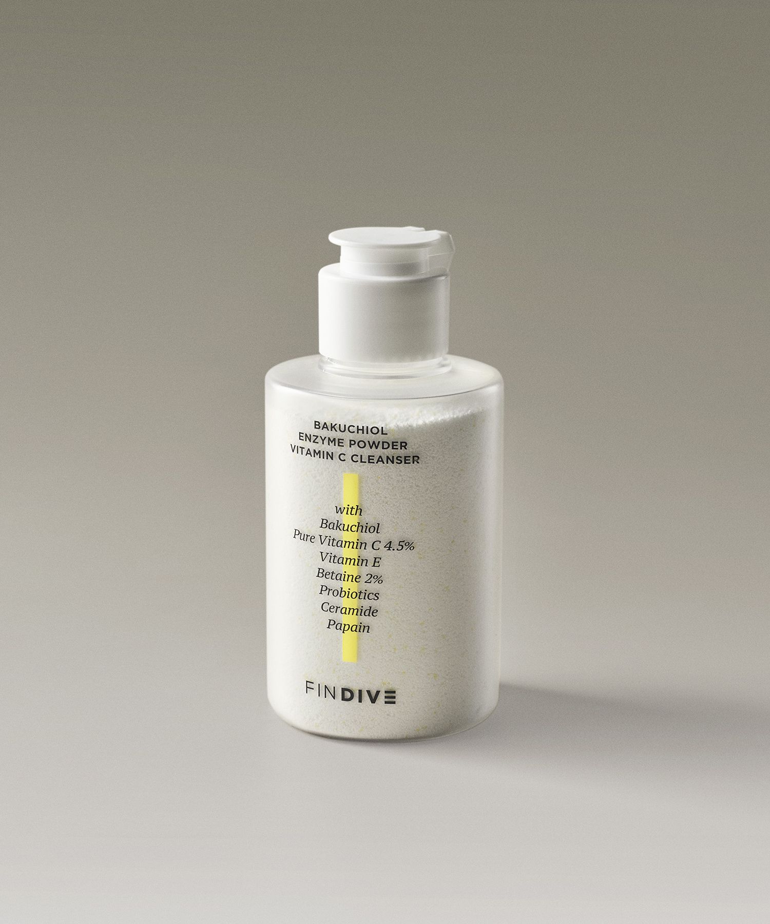 MUSINSA公式 | FINDIVE Bakuchiol Enzyme Powder Vitamin C Cleanser 40g