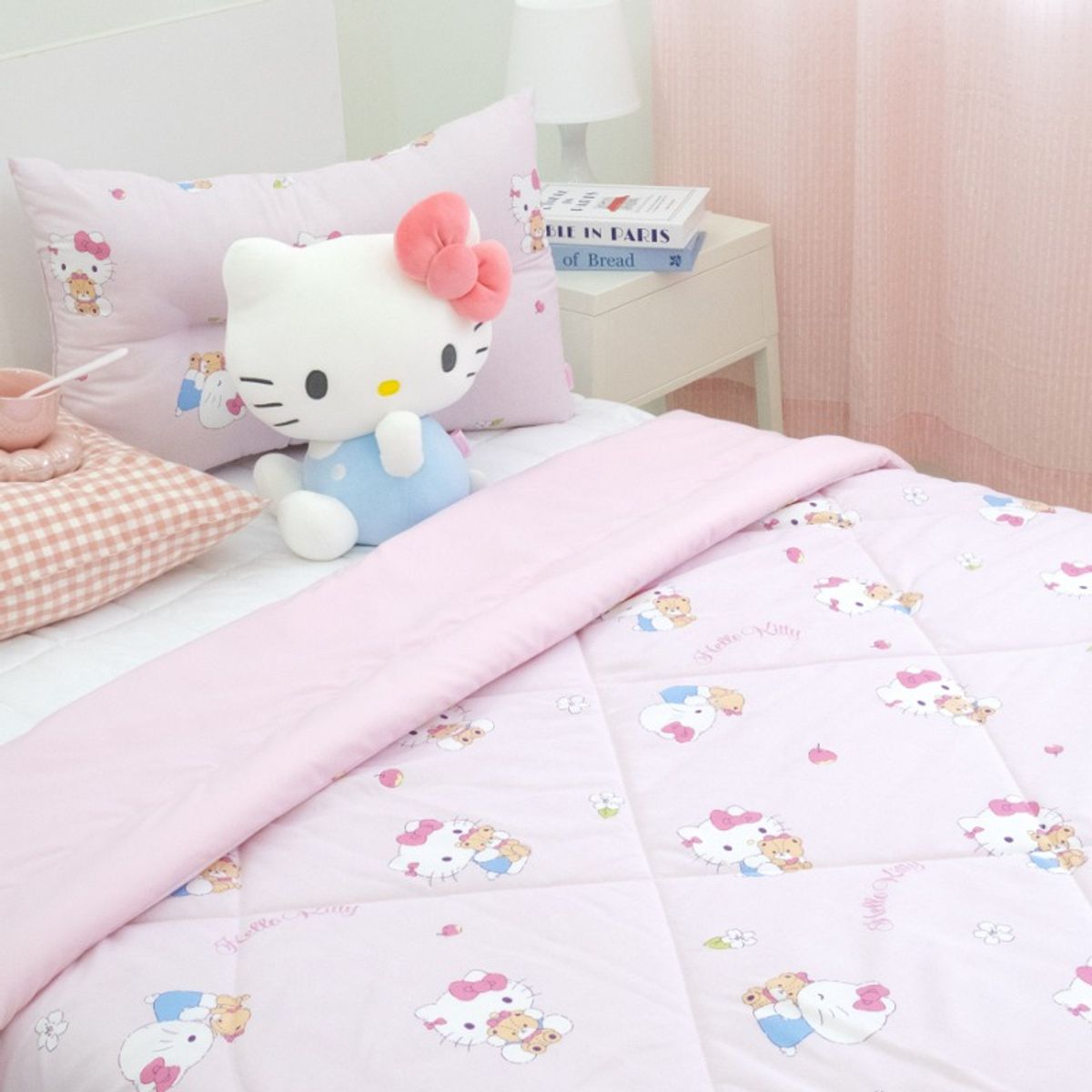 나라홈데코(NARAHOMEDECO) 산리오 헬로키티 차렵이불 티니허그
