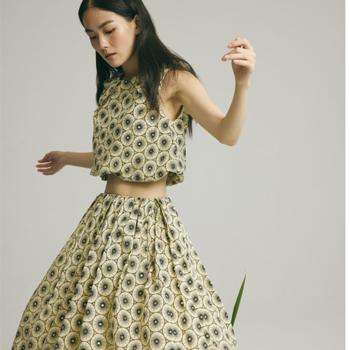 리아트(LIA.T) A라인 풀 스커트