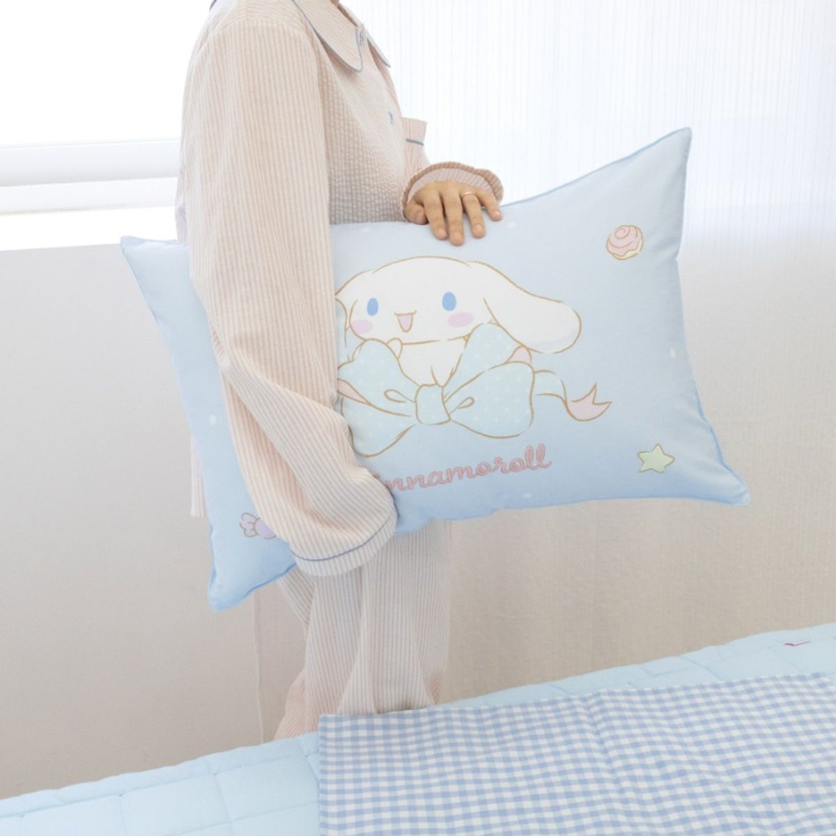 나라홈데코(NARAHOMEDECO) 산리오 시나모롤 베개 빅리본