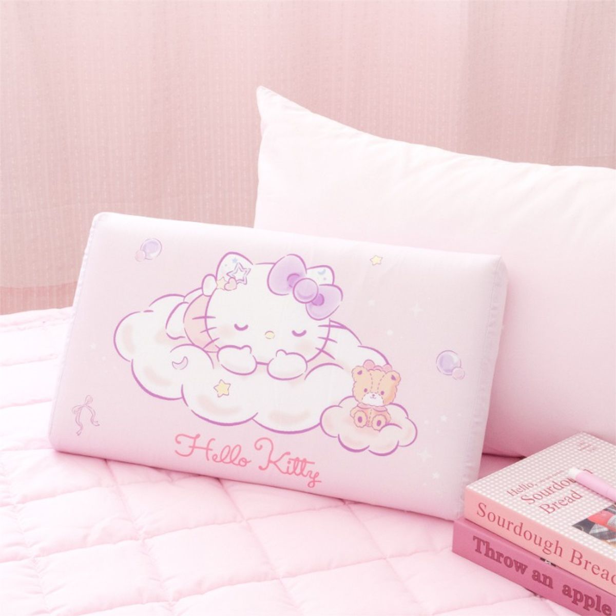 나라홈데코(NARAHOMEDECO) 산리오 헬로키티 메모리폼베개 버블드림