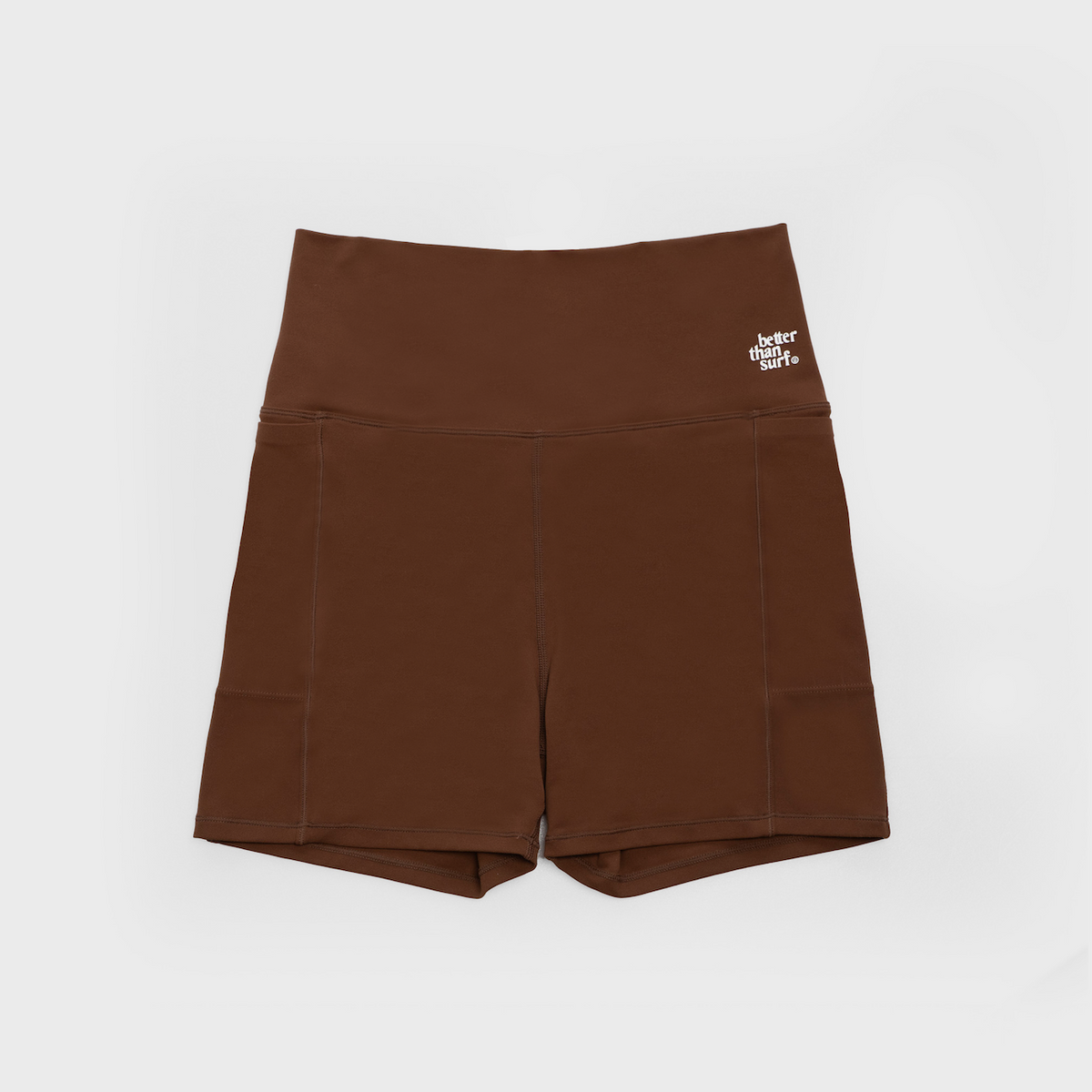 배러댄서프(BETTER THAN SURF) ACTIVE SHORT LEGGINGS - MOCHA 액티브 숏 레깅스 - 모카
