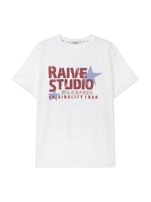 (UNISEX) RAIVE STUDIO Star T-shirt VW5ME651_2color