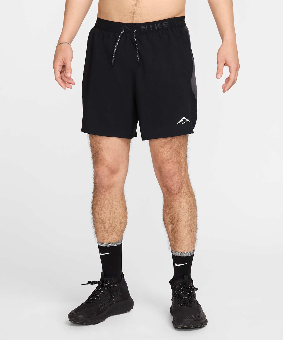 나이키(NIKE) 트레일 드라이 핏 6인치 브리프 라인드 러닝 쇼츠 M -블랙:앤트러사이트:서밋 화이트 / HJ3575-010