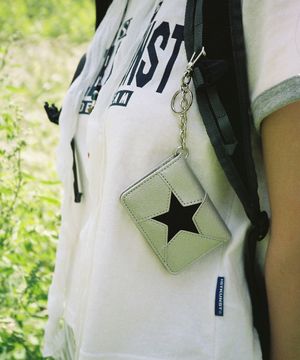 ONE STAR CARD WALLET_SILVER(IK2FSMAB63A)