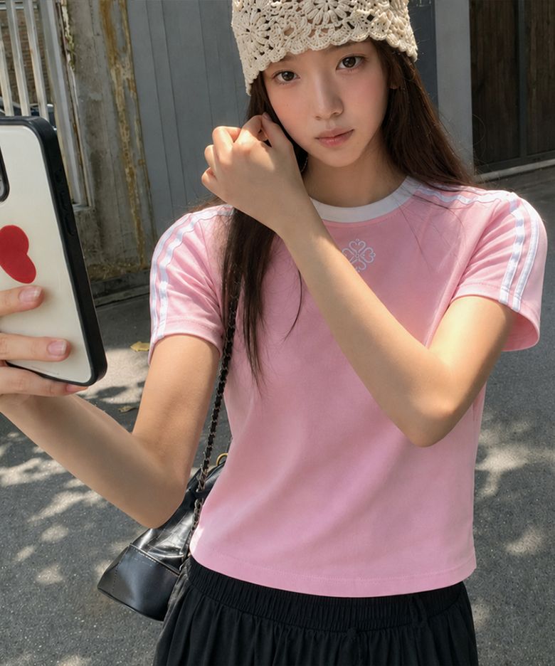 유니온 세미크롭 트랙 반팔티셔츠 6 Color [ULSE_6002]